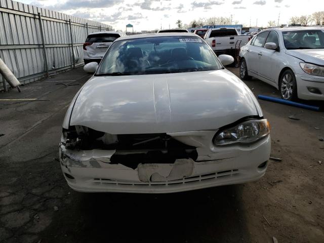 2G1WX12K859129605 - 2005 CHEVROLET MONTE CARL LT WHITE photo 5