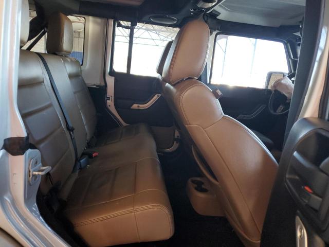 1C4HJWEG1CL104606 - 2012 JEEP WRANGLER U SAHARA SILVER photo 10