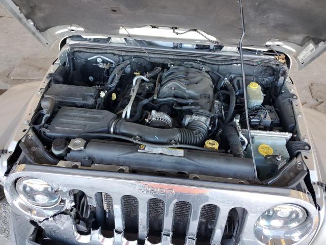 1C4HJWEG1CL104606 - 2012 JEEP WRANGLER U SAHARA SILVER photo 11