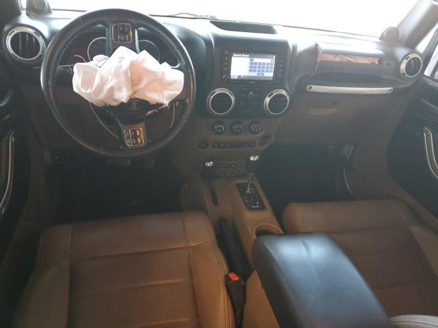 1C4HJWEG1CL104606 - 2012 JEEP WRANGLER U SAHARA SILVER photo 8