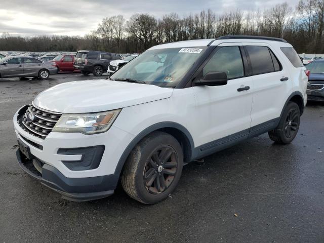 1FM5K8B88GGA31821 - 2016 FORD EXPLORER WHITE photo 1