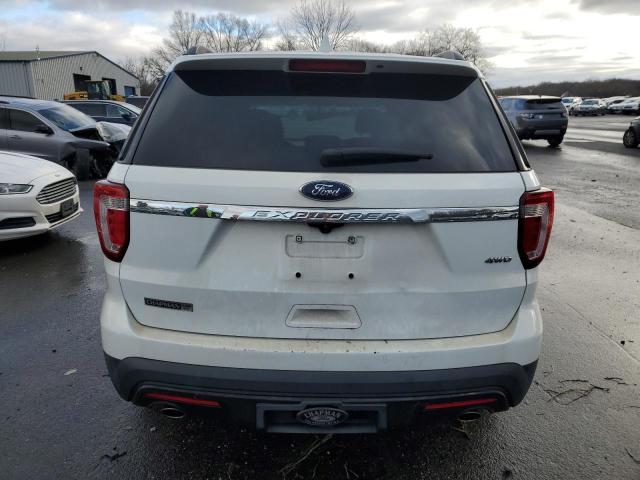 1FM5K8B88GGA31821 - 2016 FORD EXPLORER WHITE photo 6