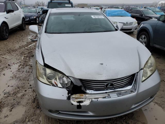 JTHBJ46G272106285 - 2007 LEXUS ES 350 SILVER photo 5