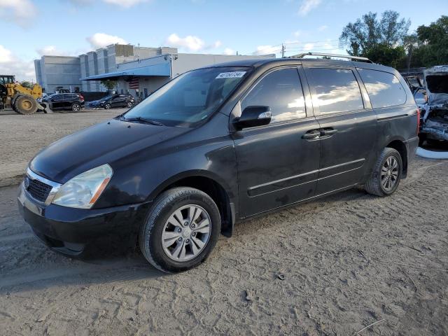 KNDMG4C7XB6381532 - 2011 KIA SEDONA LX BLACK photo 1