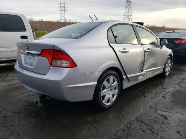 19XFA1F55AE059988 - 2010 HONDA CIVIC LX SILVER photo 3