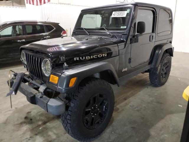 1J4FA69S13P321386 - 2003 JEEP WRANGLER / RUBICON BLACK photo 1