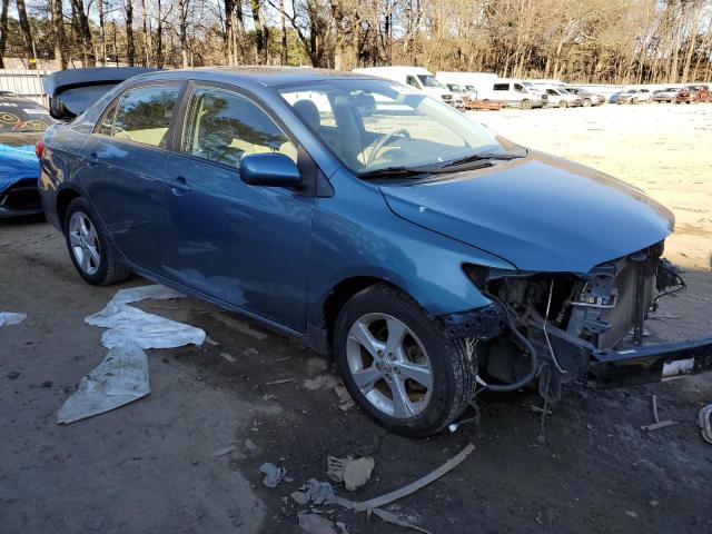 5YFBU4EE5CP044692 - 2012 TOYOTA COROLLA BASE TEAL photo 4