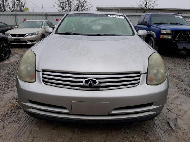 JNKCV51E34M617265 - 2004 INFINITI G35 SILVER photo 5