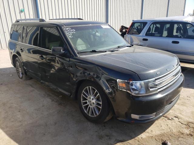 2FMHK6C84DBD33397 - 2013 FORD FLEX SEL BLACK photo 4