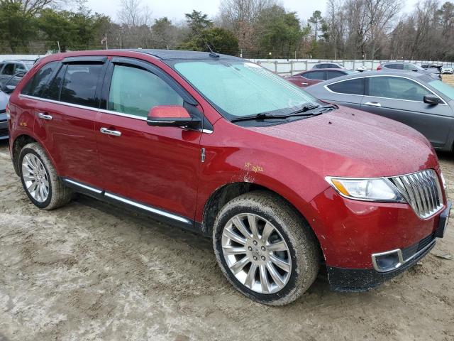 2LMDJ8JK0FBL22450 - 2015 LINCOLN MKX RED photo 4