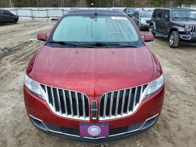 2LMDJ8JK0FBL22450 - 2015 LINCOLN MKX RED photo 5