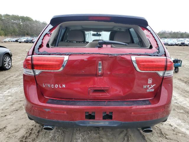 2LMDJ8JK0FBL22450 - 2015 LINCOLN MKX RED photo 6