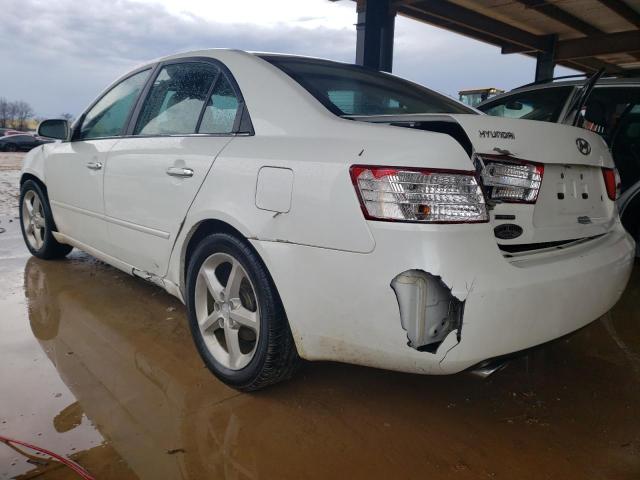 5NPEU46F07H207210 - 2007 HYUNDAI SONATA SE WHITE photo 2