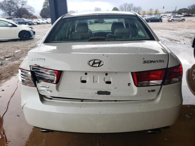 5NPEU46F07H207210 - 2007 HYUNDAI SONATA SE WHITE photo 6