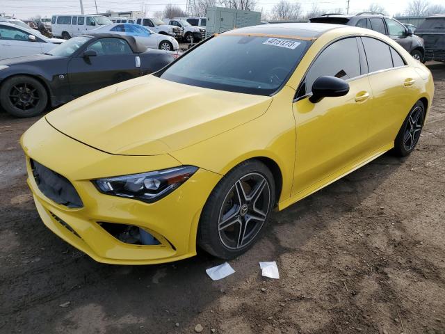 WDD5J4HB7LN070768 - 2020 MERCEDES-BENZ CLA 250 4MATIC YELLOW photo 1