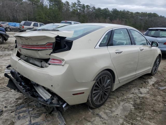 3LN6L2LU6FR626474 - 2015 LINCOLN MKZ HYBRID CREAM photo 3