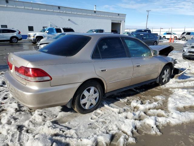 1HGCG56471A137403 - 2001 HONDA ACCORD LX BEIGE photo 3