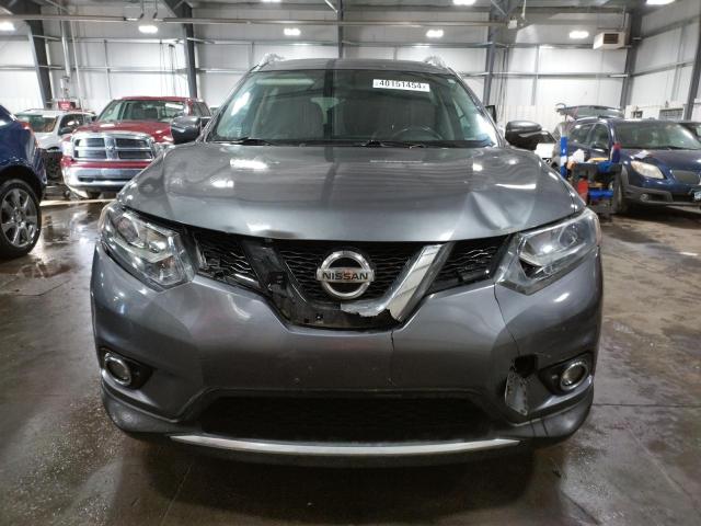 5N1AT2MV4FC775286 - 2015 NISSAN ROGUE S GRAY photo 5