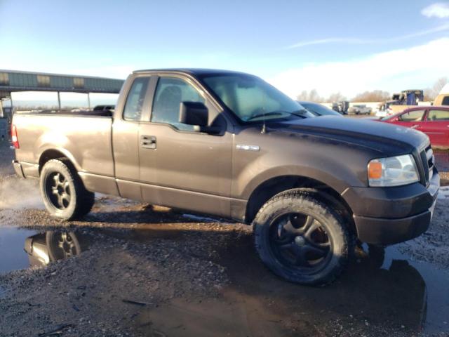 1FTRF12205NA09687 - 2005 FORD F150 GRAY photo 4