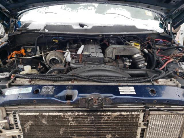 3B7KF26622M209383 - 2002 DODGE RAM 2500 BLUE photo 11