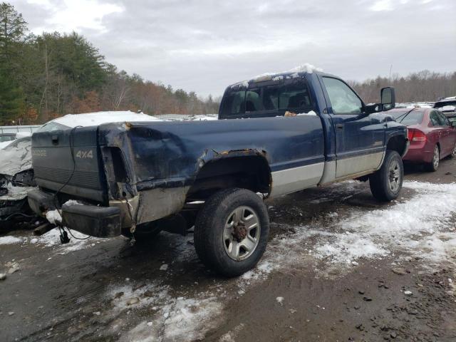 3B7KF26622M209383 - 2002 DODGE RAM 2500 BLUE photo 3