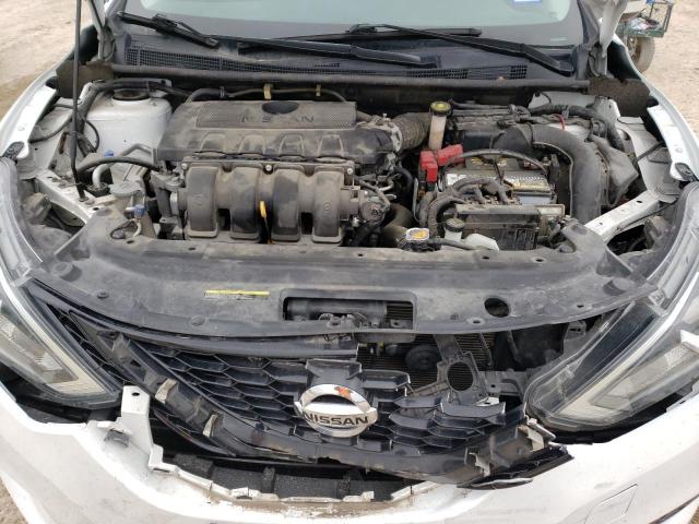 3N1AB7AP6KY409358 - 2019 NISSAN SENTRA S WHITE photo 11