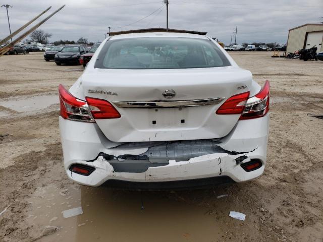 3N1AB7AP6KY409358 - 2019 NISSAN SENTRA S WHITE photo 6