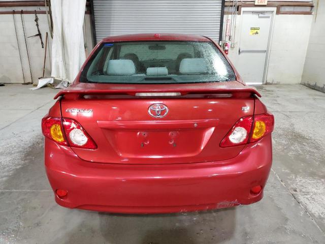 JTDBL40E599069908 - 2009 TOYOTA COROLLA BASE RED photo 6