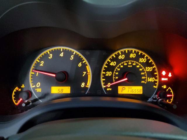 JTDBL40E599069908 - 2009 TOYOTA COROLLA BASE RED photo 9