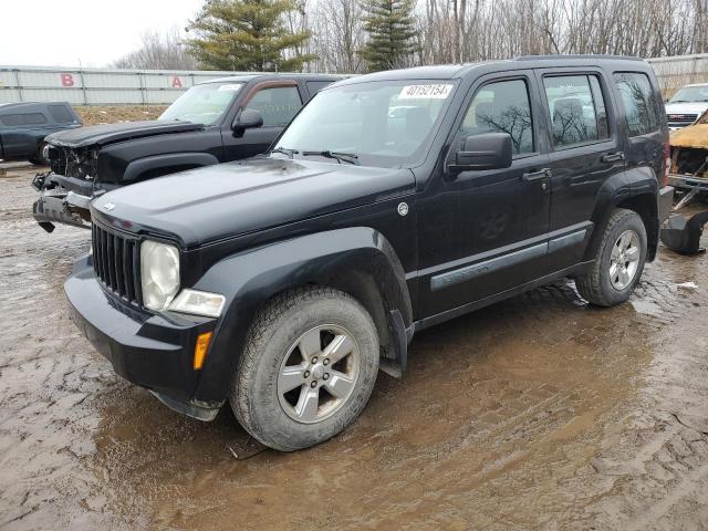 1J8GN28K89W541771 - 2009 JEEP LIBERTY SPORT BLACK photo 1