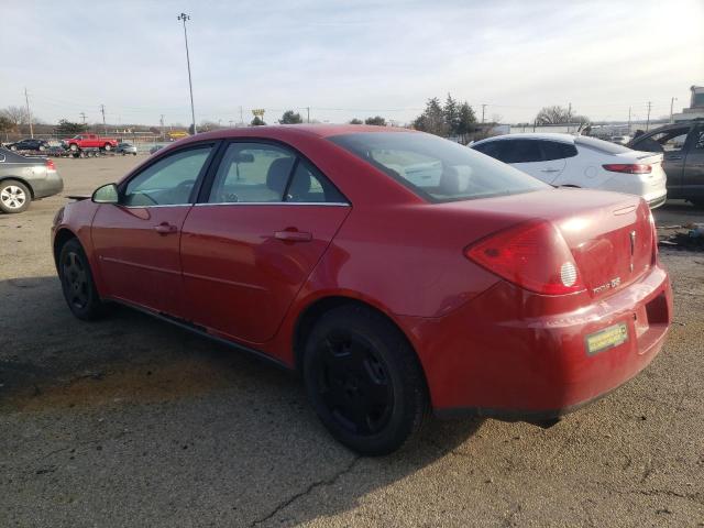 1G2ZF58B674163753 - 2007 PONTIAC G6 VALUE LEADER RED photo 2