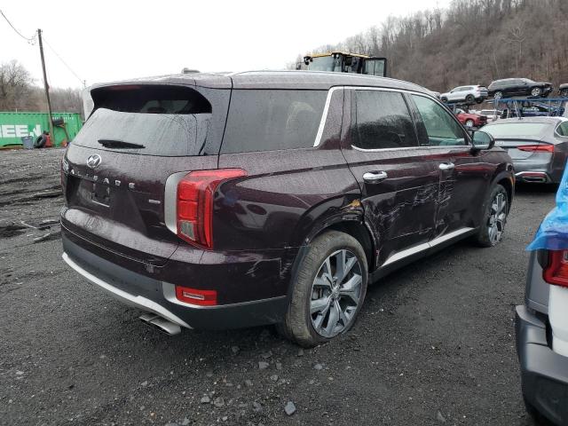 KM8R3DHEXMU173895 - 2021 HYUNDAI PALISADE SEL BURGUNDY photo 3