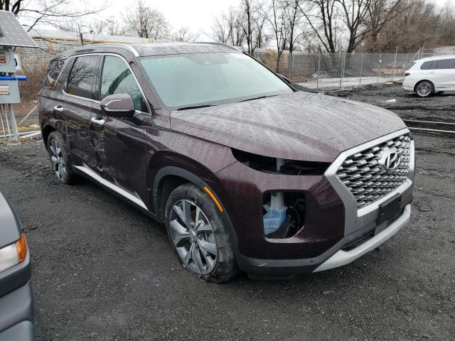 KM8R3DHEXMU173895 - 2021 HYUNDAI PALISADE SEL BURGUNDY photo 4