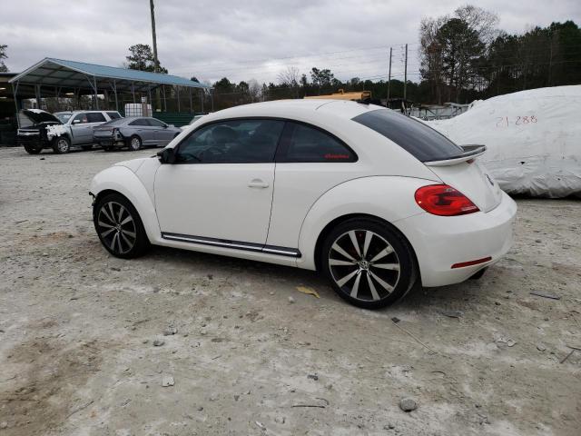 3VWVA7AT2CM662598 - 2012 VOLKSWAGEN BEETLE TURBO WHITE photo 2