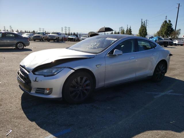 5YJSA1H17EFP29369 - 2014 TESLA MODEL S Gümüş foto 1