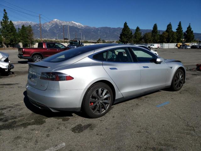 5YJSA1H17EFP29369 - 2014 TESLA MODEL S Gümüş foto 3