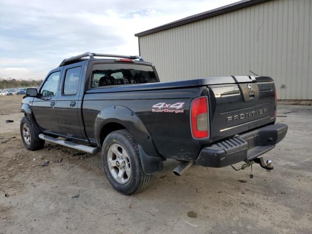 1N6MD29Y92C333273 - 2002 NISSAN FRONTIER CREW CAB SC BLACK photo 2