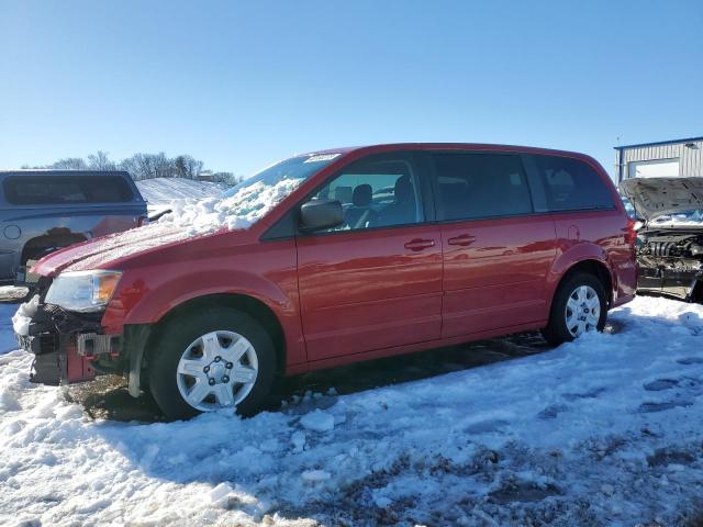 2C4RDGBG8CR407590 - 2012 DODGE GRAND CARA SE RED photo 1