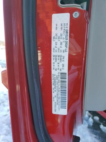 2C4RDGBG8CR407590 - 2012 DODGE GRAND CARA SE RED photo 14