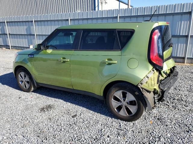 KNDJN2A25F7813125 - 2015 KIA SOUL GREEN photo 2