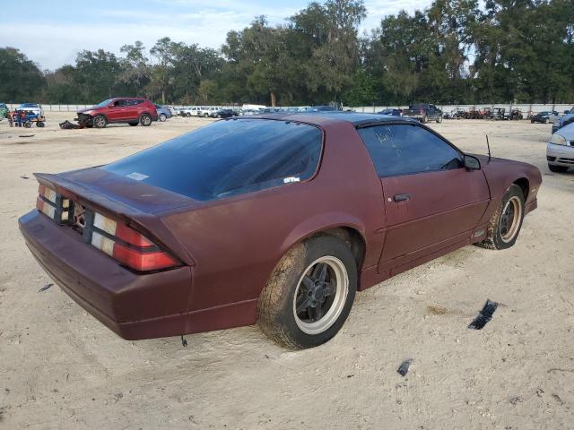 1G1FP23E1LL120863 - 1990 CHEVROLET CAMARO RS MAROON photo 3