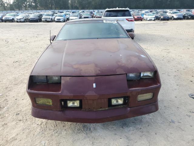 1G1FP23E1LL120863 - 1990 CHEVROLET CAMARO RS MAROON photo 5