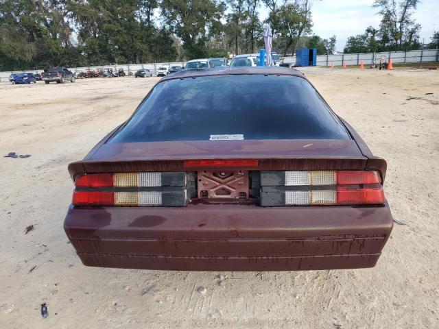 1G1FP23E1LL120863 - 1990 CHEVROLET CAMARO RS MAROON photo 6