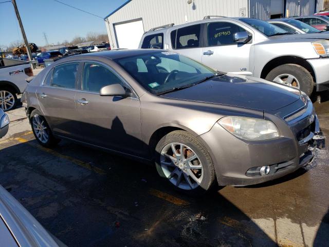 1G1ZE5EB3AF289849 - 2010 CHEVROLET MALIBU LTZ ნაცრისფერი ფოტო 4