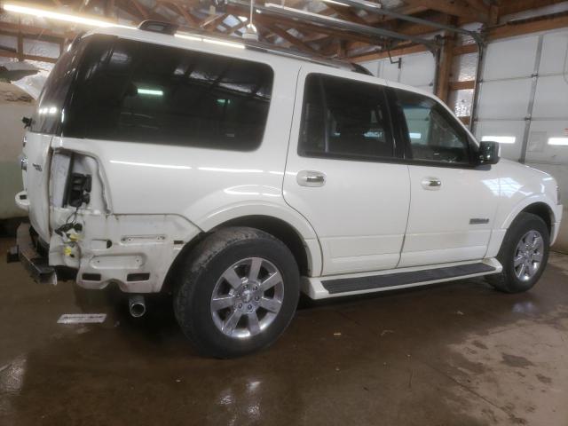 1FMFU19528LA44820 - 2008 FORD EXPEDITION LIMITED WHITE photo 3