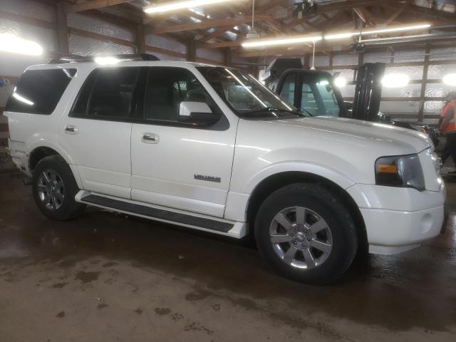 1FMFU19528LA44820 - 2008 FORD EXPEDITION LIMITED WHITE photo 4