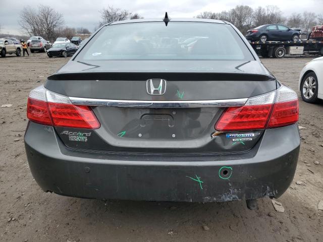 1HGCR6F76FA004469 - 2015 HONDA ACCORD TOURING HYBRID GREEN photo 6