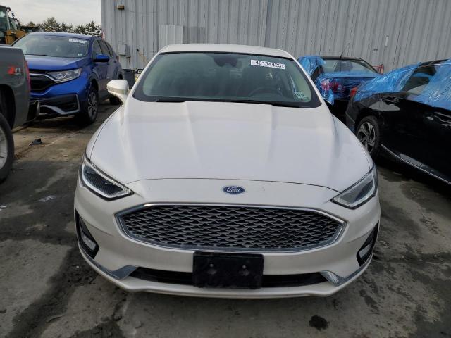 3FA6P0SUXLR132232 - 2020 FORD FUSION TITANIUM WHITE photo 5