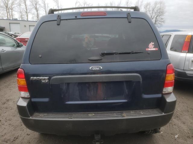 1FMYU93144KA38871 - 2004 FORD ESCAPE XLT BLUE photo 6