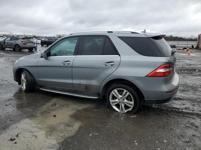 4JGDA5HB9EA317368 - 2014 MERCEDES-BENZ ML 350 4MATIC SILVER photo 2